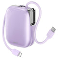 REMAX FP-38 10000mAh Power Bank QC 22.5W Fast Charging Portable Charger with Built-in Cable