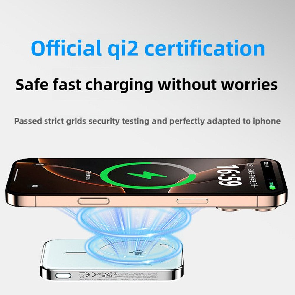 X1B 10000mAh Magnetic Power Bank 15W Wireless Charging Qi2 Portable Charger Support 20W Wired Charging