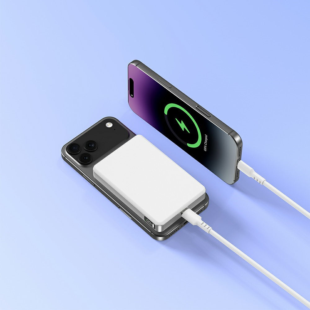YF-P31 10000mAh Magnetic Power Bank with Digital Display 25W Wireless Charging + PD 45W Fast Charger Battery Pack