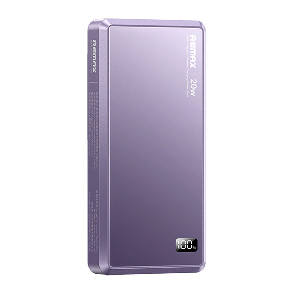 REMAX FP-36 PD20 5000mAh Digital Display Power Bank Fast Charging Magnetic Wireless Charger