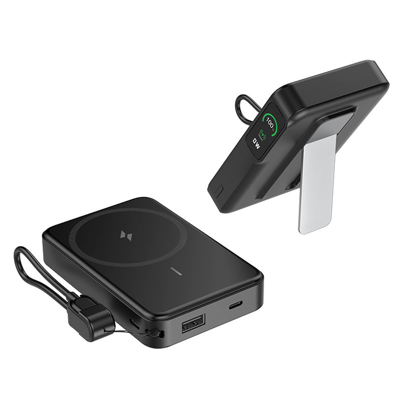 C56 10000mAh Magnetic Wireless Power Bank 15W Fast Charging Portable Charger with Detachable Type-C Cable