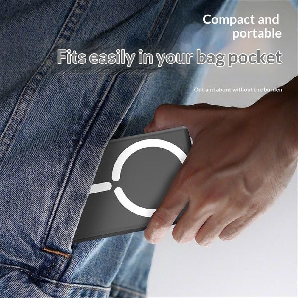 C26 10000mAh Magnetic Power Bank 15W Wireless Charging Portable Charger for Outdoor Travel