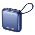 REMAX AS-181-35 Power Bank 10000mAh PD 35W Fast Charging Battery Pack with Built-in Type-C IP Cables