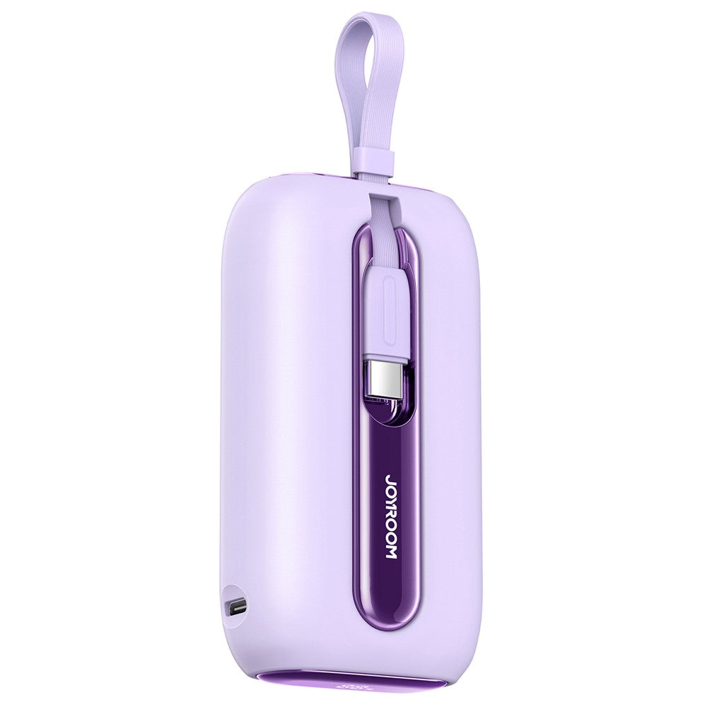 JOYROOM JR-L012 22.5W Fast Charging Power Bank 10000mAh Portable Charger Mini External Battery Pack Built-in iP+Type-C Cables