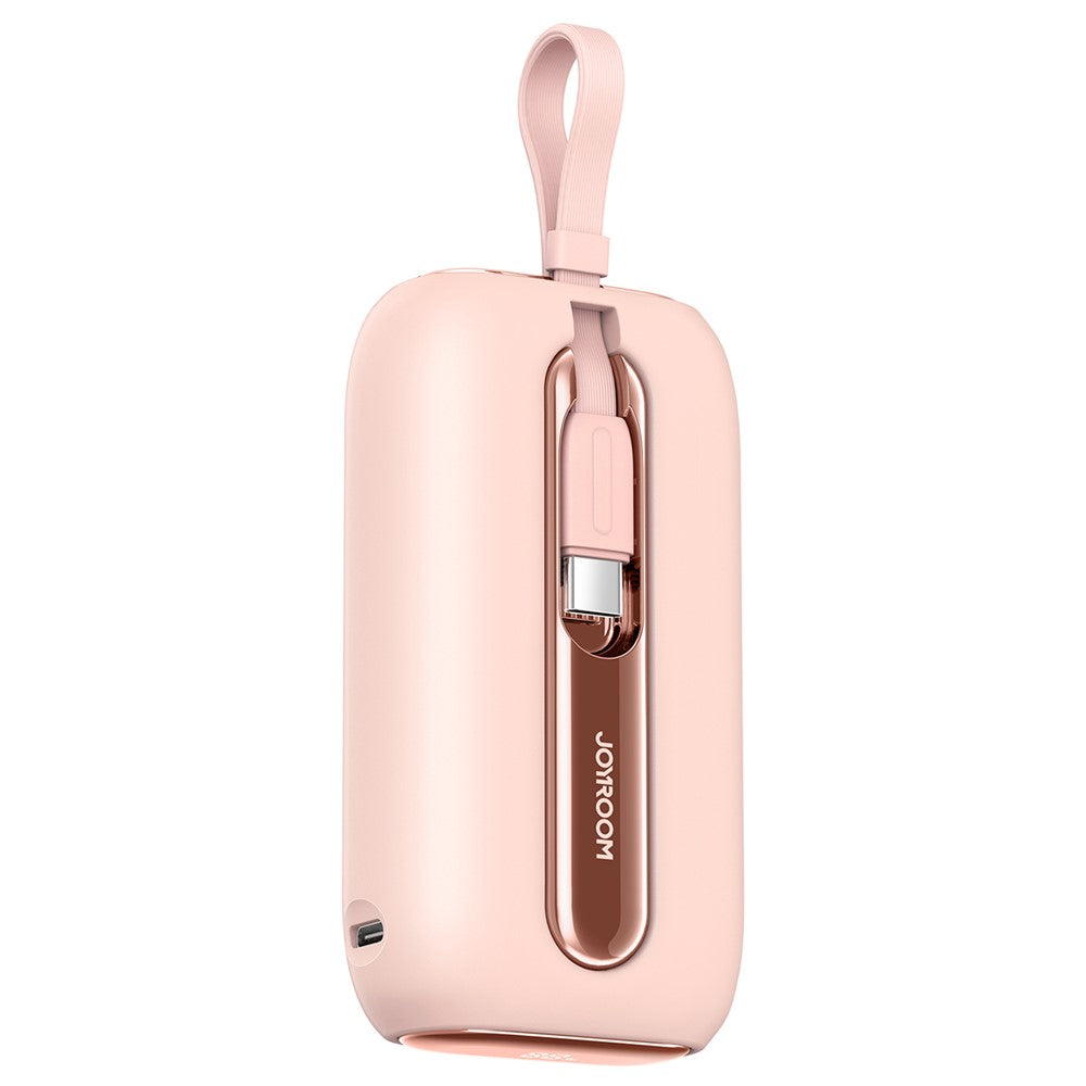 JOYROOM JR-L012 22.5W Fast Charging Power Bank 10000mAh Portable Charger Mini External Battery Pack Built-in iP+Type-C Cables
