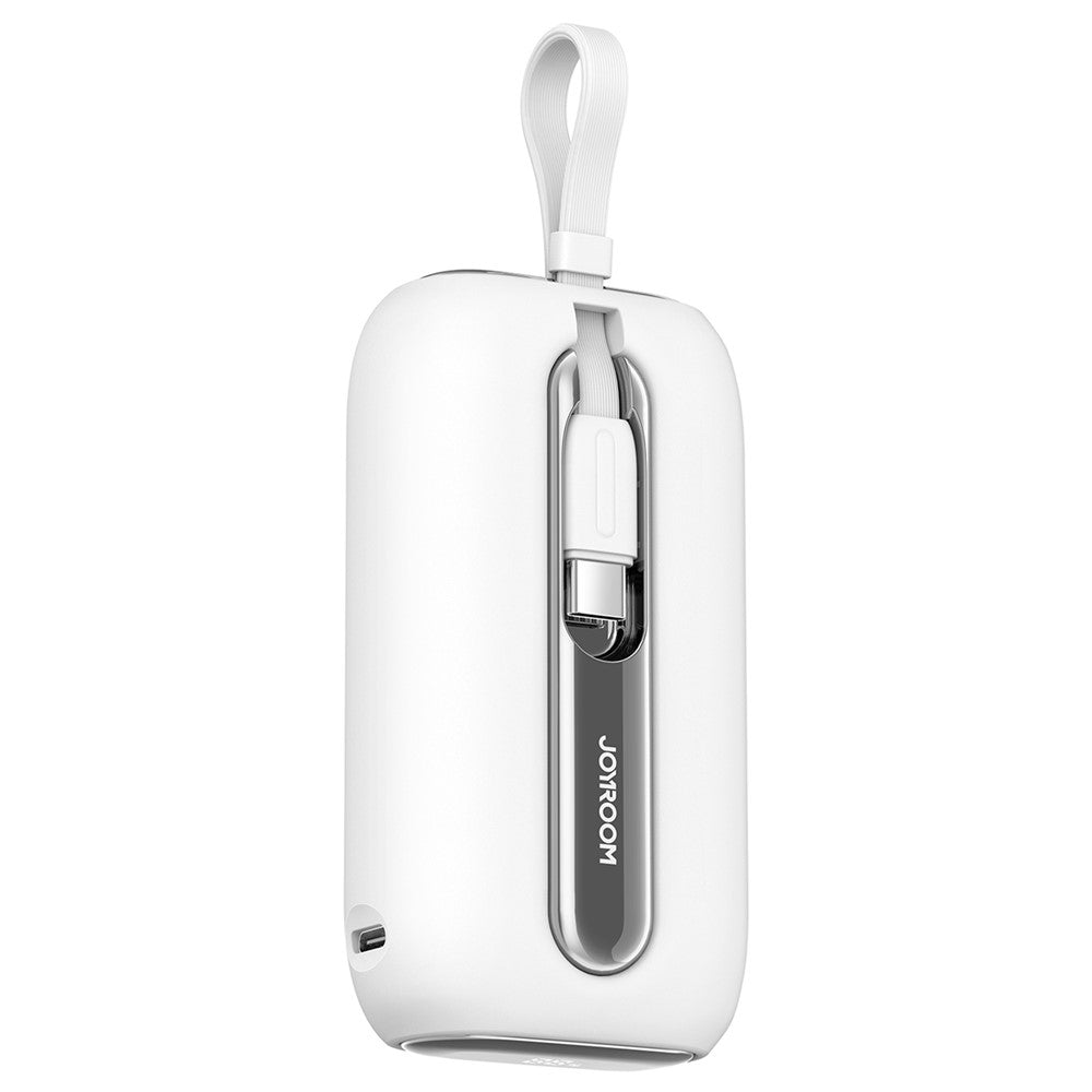 JOYROOM JR-L012 22.5W Fast Charging Power Bank 10000mAh Portable Charger Mini External Battery Pack Built-in iP+Type-C Cables
