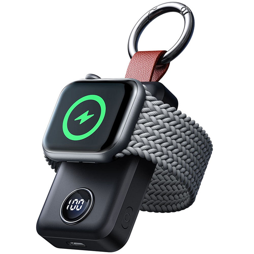 JOYROOM JR-WQW01 2000mAh Portable Wireless Watch Charger for Apple Watch Series 8 / 7 / 6 / 5 / 4 / 3 / 2 / SE,Ultra Power Bank Smart Keychain Charger