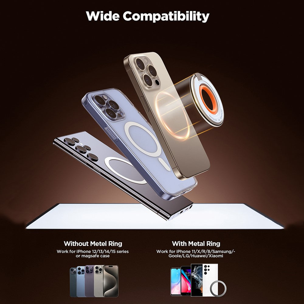 JOYROOM JR-ZS383 Magnetic Kickstand Compatible with Magsafe Grip Phone Holder Finger Ring Stand