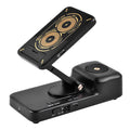 Wireless Charging Stand with Bluetooth Speaker – Adjustable Phone & Tablet Holder