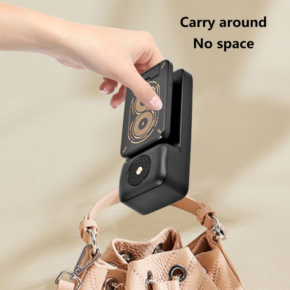 Wireless Charging Stand with Bluetooth Speaker – Adjustable Phone & Tablet Holder