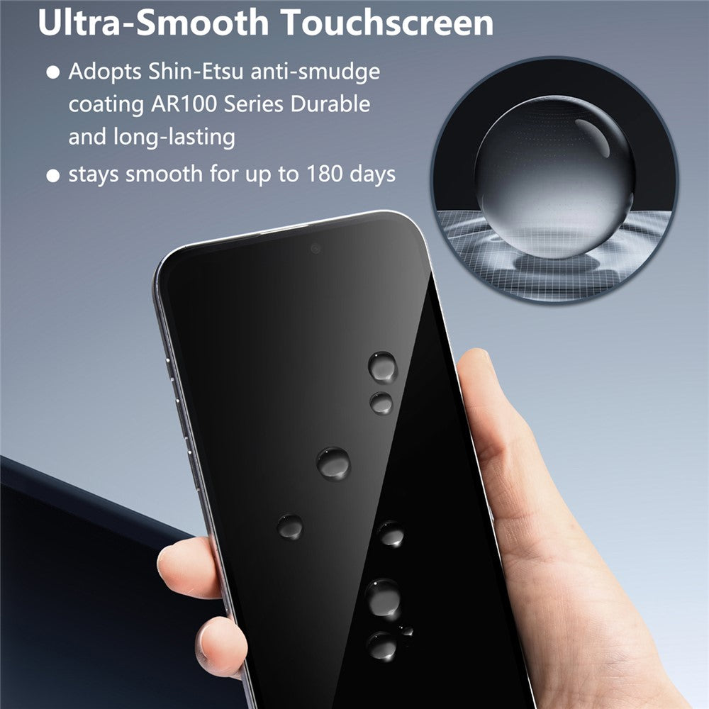JOYROOM JR-MQS0616 For iPhone 17 Pro Max 2.5D Anti-Spy Full Screen Protector High Aluminium-Silicon Glass Film