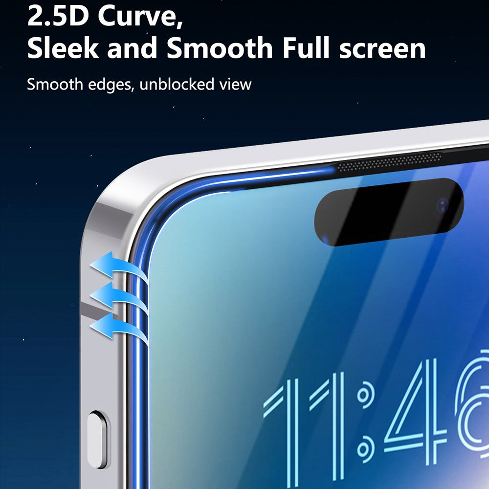 JOYROOM JR-MQS0609 For iPhone 17 Screen Protector Eye Protection 2.5D Silk Printing High Aluminium-Silicon Glass Film