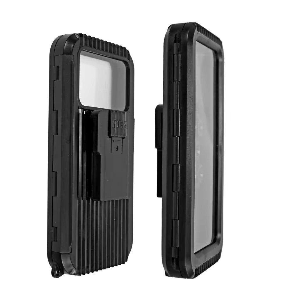 Bike Phone Mount Waterproof Case Motorcycle Bicycle Electric Scooter Rotatable IPX4 Cellphone Holder
