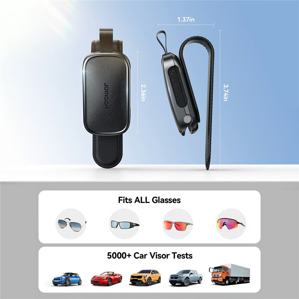 JOYROOM JR-ZS511 Sunglass Holder for Car Visor Sunglasses Organizer Magnetic Clip