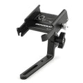 BENGGUO BG-2973 Road Bike Phone Holder Adjustable Aluminum Alloy Handlebar Mount, Black