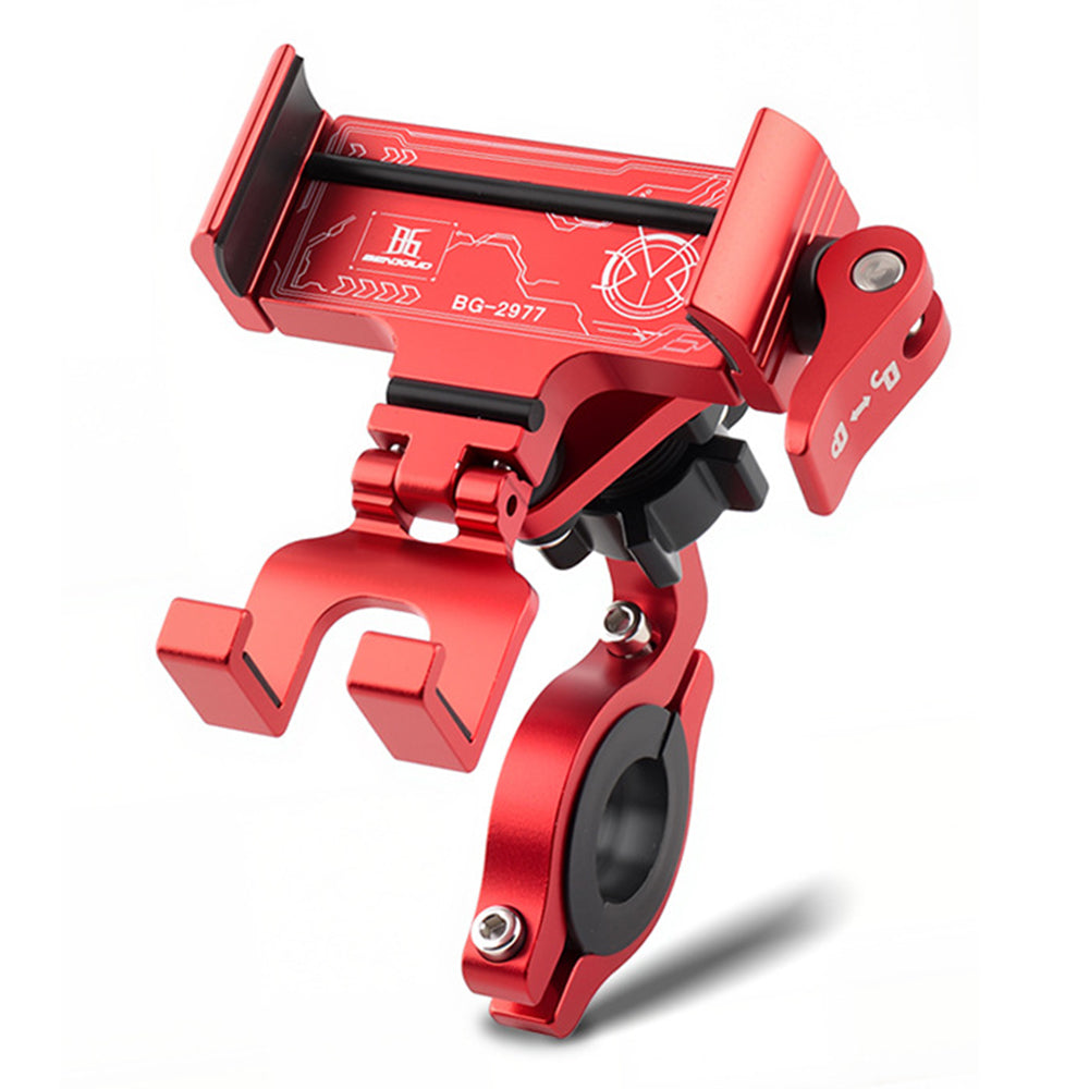 BENGGUO Aluminum Alloy Bike Phone Mount – Adjustable Anti-Shake Holder