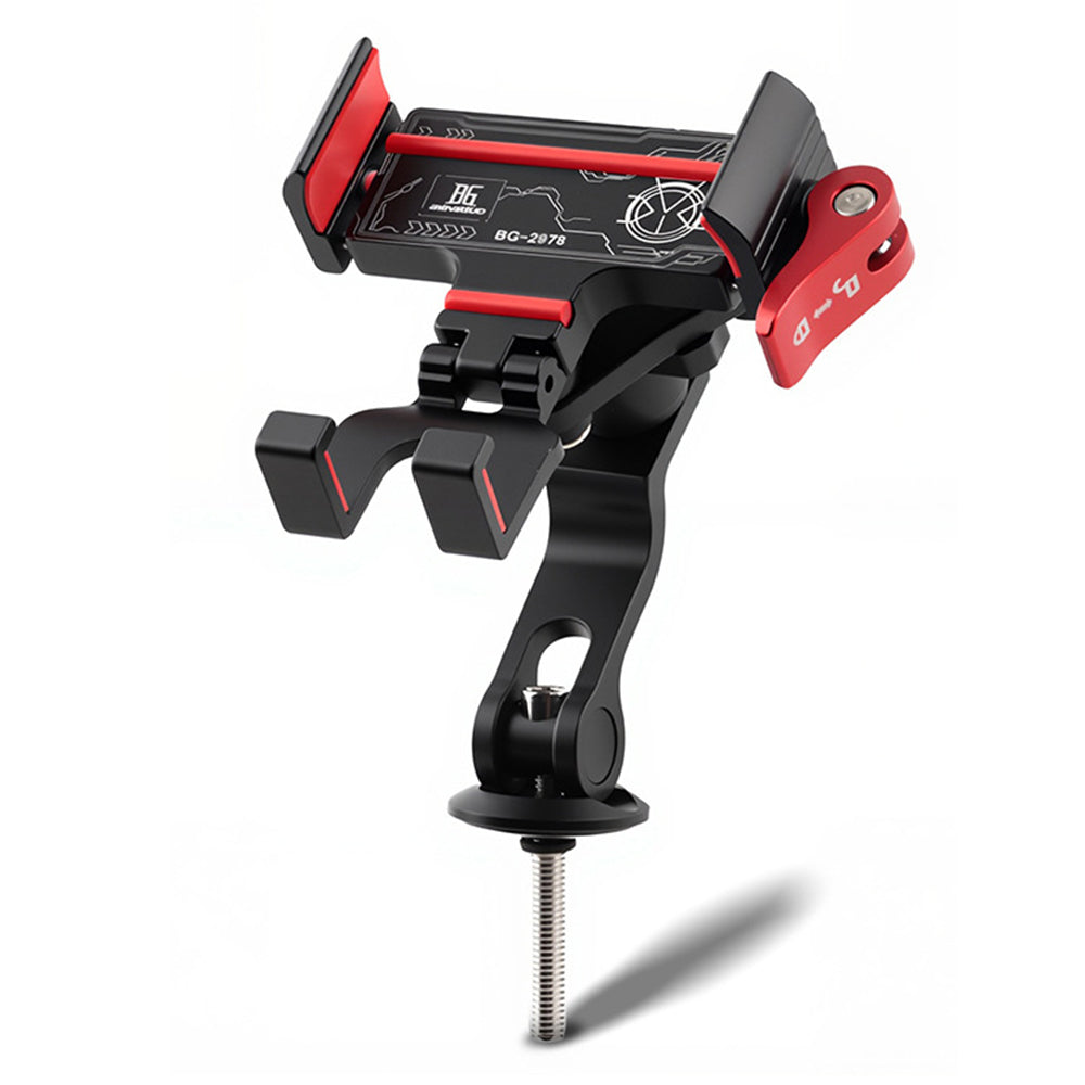 BENGGUO Aluminum Alloy Bike Phone Mount – Adjustable Anti-Shake Holder