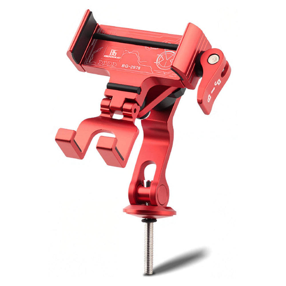 BENGGUO Aluminum Alloy Bike Phone Mount – Adjustable Anti-Shake Holder