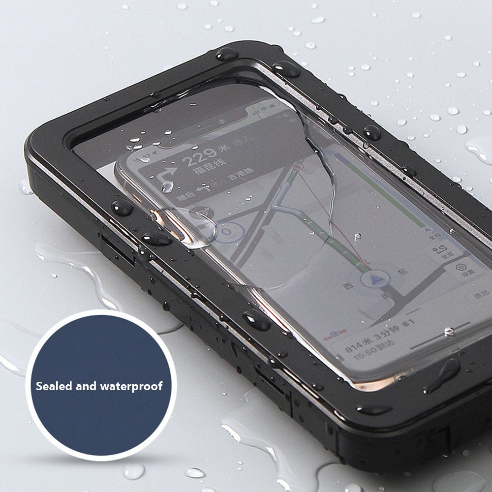 2209 Waterproof Motorcycle Touch Screen Phone Mount Magnetic Plastic Holder Bracket