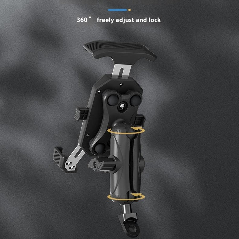 WUPP CS-051A1 Motorcycle Phone Holder Handlebar Mount Bracket for 4-7 inch Phones