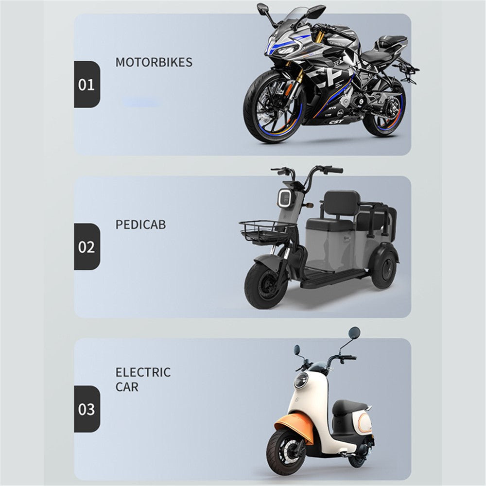 WUPP ZH-1990B2 Anti-Theft Motorcycle Fork Stem Phone Mount Aluminum Alloy Bike Ball Phone Holder