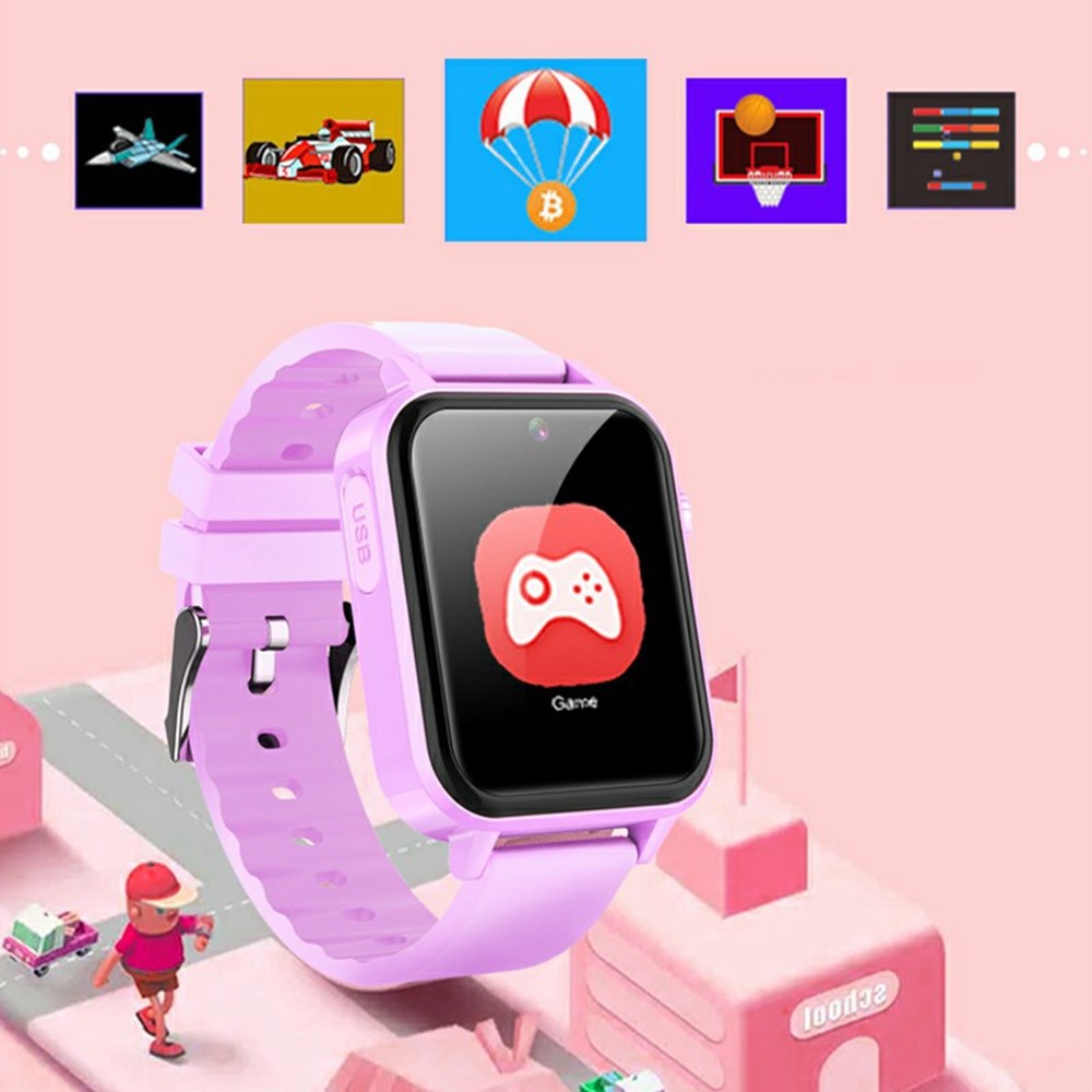 A8 1.54 Inch Touch Screen Kids Smart Watch Story Telling Habit Tracker Camera Watch with Games