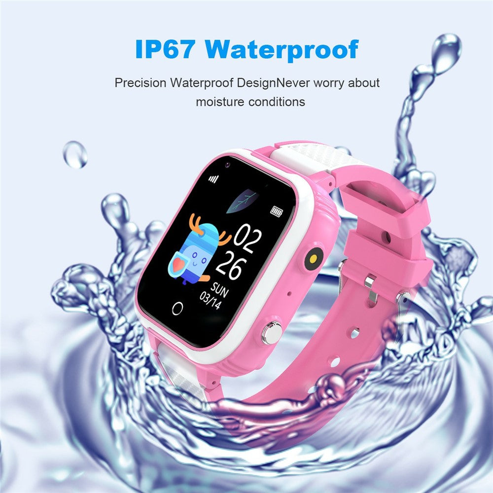 D9 For Kids 4G Video Call Android Smart Watch 1.83 Inch IPS Screen GPS Tracking SOS Children Wristwatch, 2+16GB