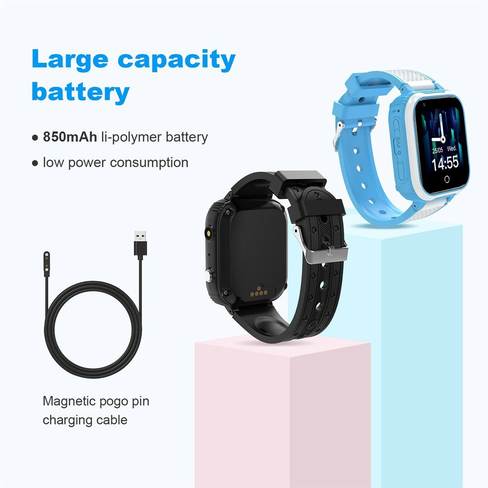 D9 For Kids 4G Video Call Android Smart Watch 1.83 Inch IPS Screen GPS Tracking SOS Children Wristwatch, 2+16GB