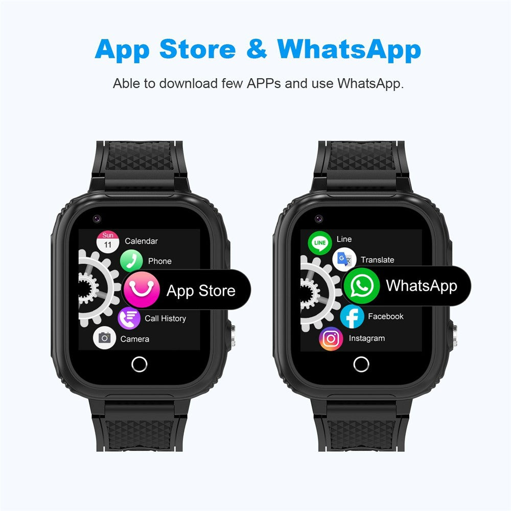 D9 For Kids 4G Video Call Android Smart Watch 1.83 Inch IPS Screen GPS Tracking SOS Children Wristwatch, 2+16GB