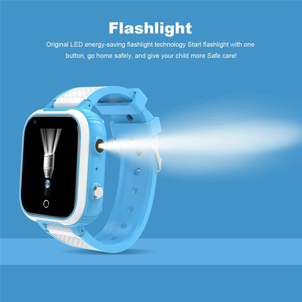 D9 For Kids 4G Video Call Android Smart Watch 1.83 Inch IPS Screen GPS Tracking SOS Children Wristwatch, 2+16GB