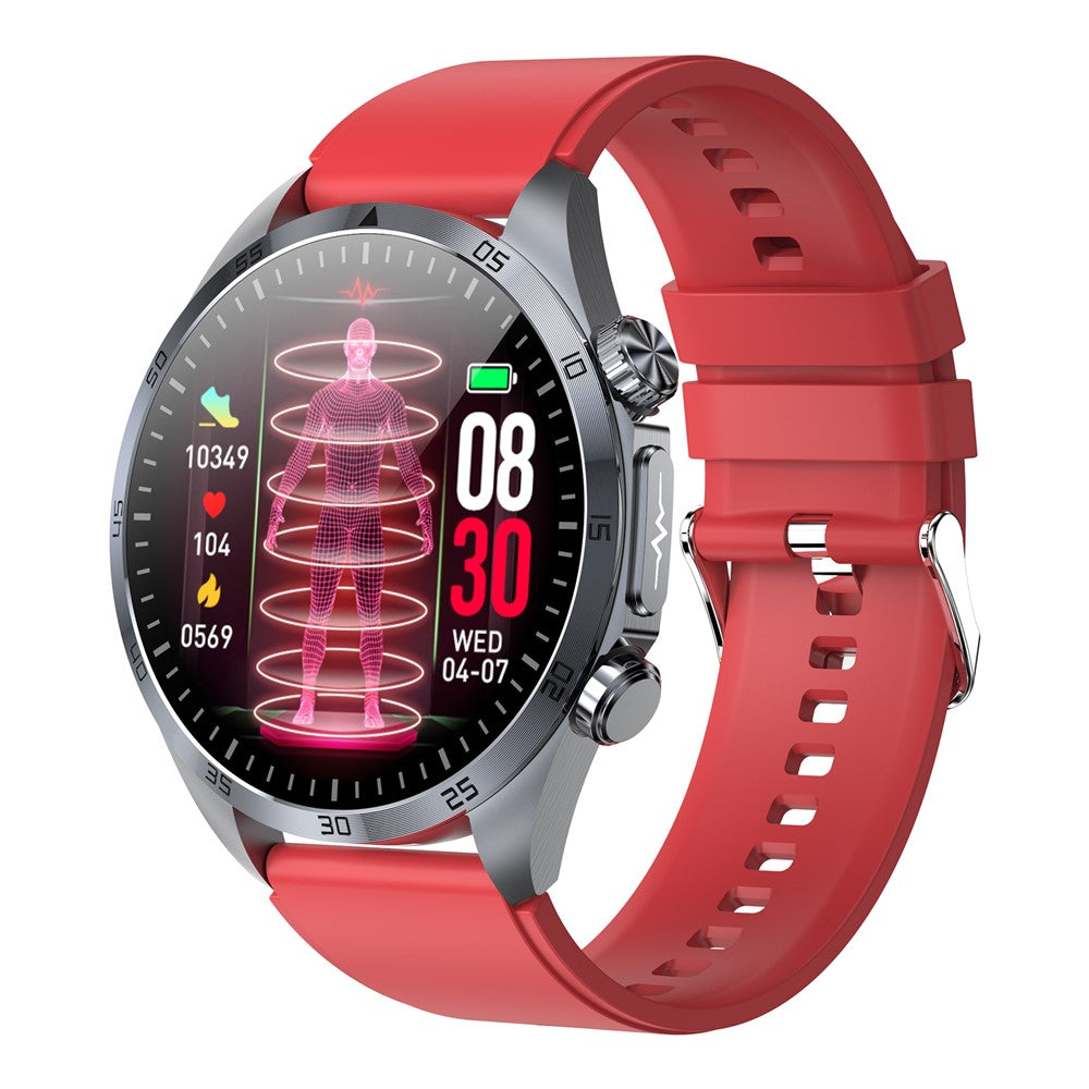 AMOLED Health Smart Watch – One-Tap Health Check, Silicone Strap (TK29)