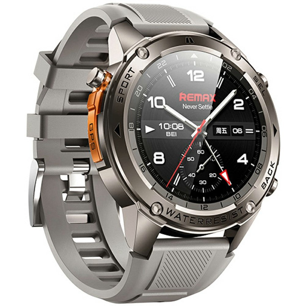 REMAX WATCH 18 Smart GPS Outdoor Sports Positioning Watch Fitness Tracker with Heart Rate Monitor  /  50M Waterproof