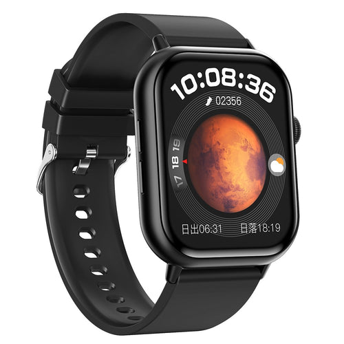 2.01" Smart Watch – 24h Heart Rate & Fitness Tracking, Silicone Strap (G44)