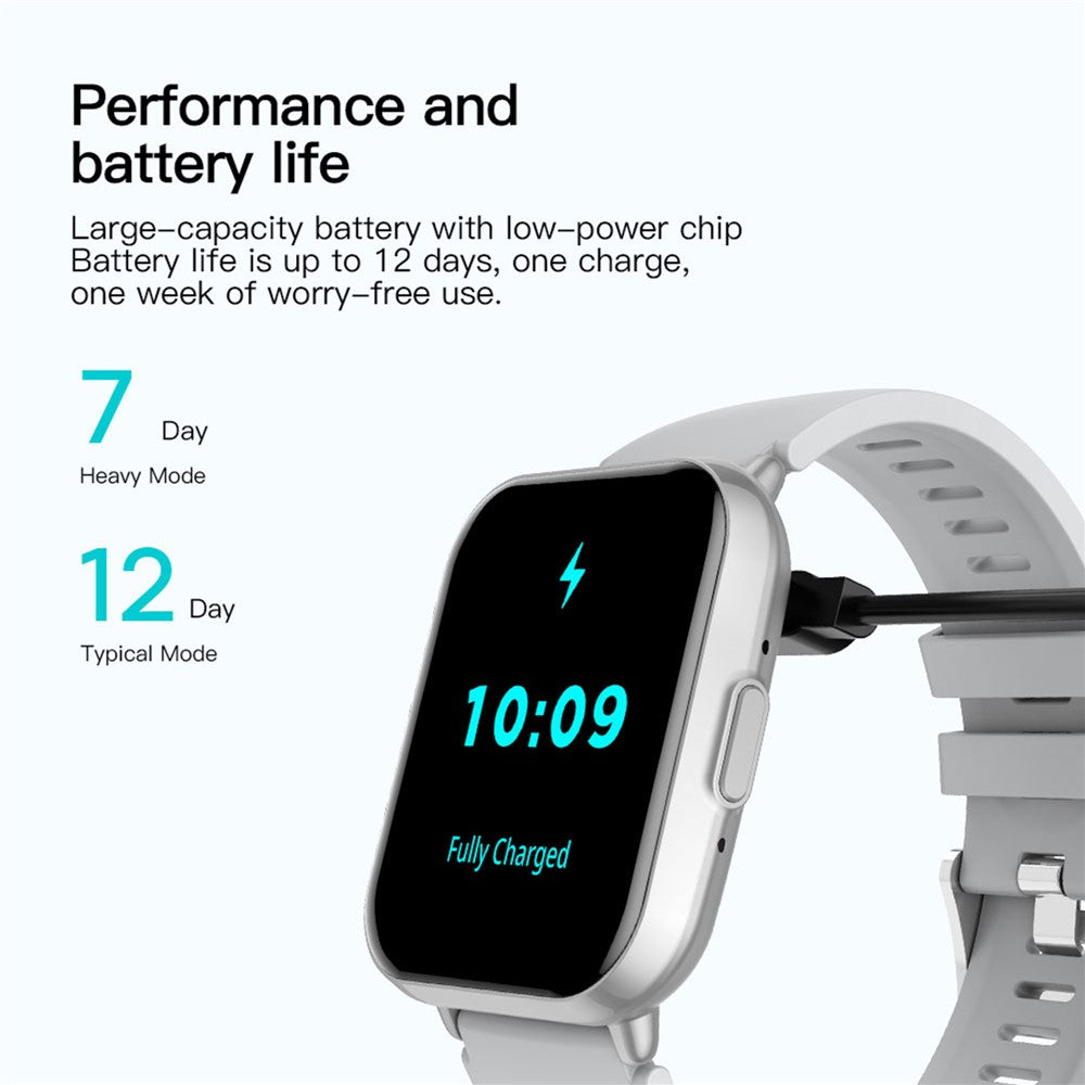 Z169 1.83 Inch Smart Watch Bluetooth-compatible Calling Heart Rate Sleep Monitor Multi Sports Tracker