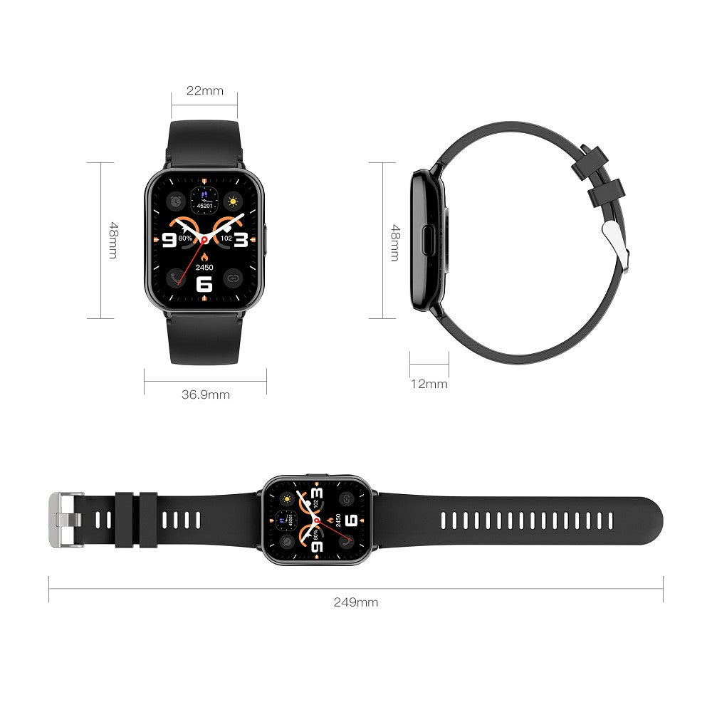 Z169 1.83 Inch Smart Watch Bluetooth-compatible Calling Heart Rate Sleep Monitor Multi Sports Tracker