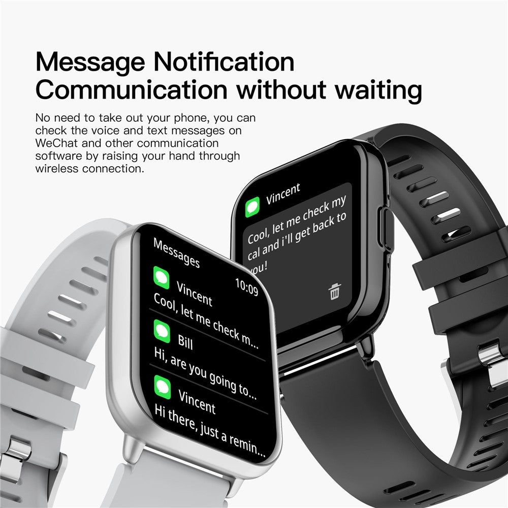 Z169 1.83 Inch Smart Watch Bluetooth-compatible Calling Heart Rate Sleep Monitor Multi Sports Tracker