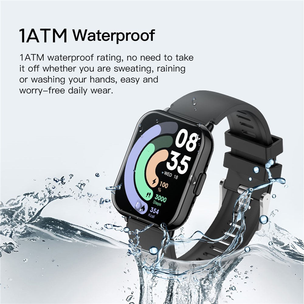 Z169 1.83 Inch Smart Watch Bluetooth-compatible Calling Heart Rate Sleep Monitor Multi Sports Tracker