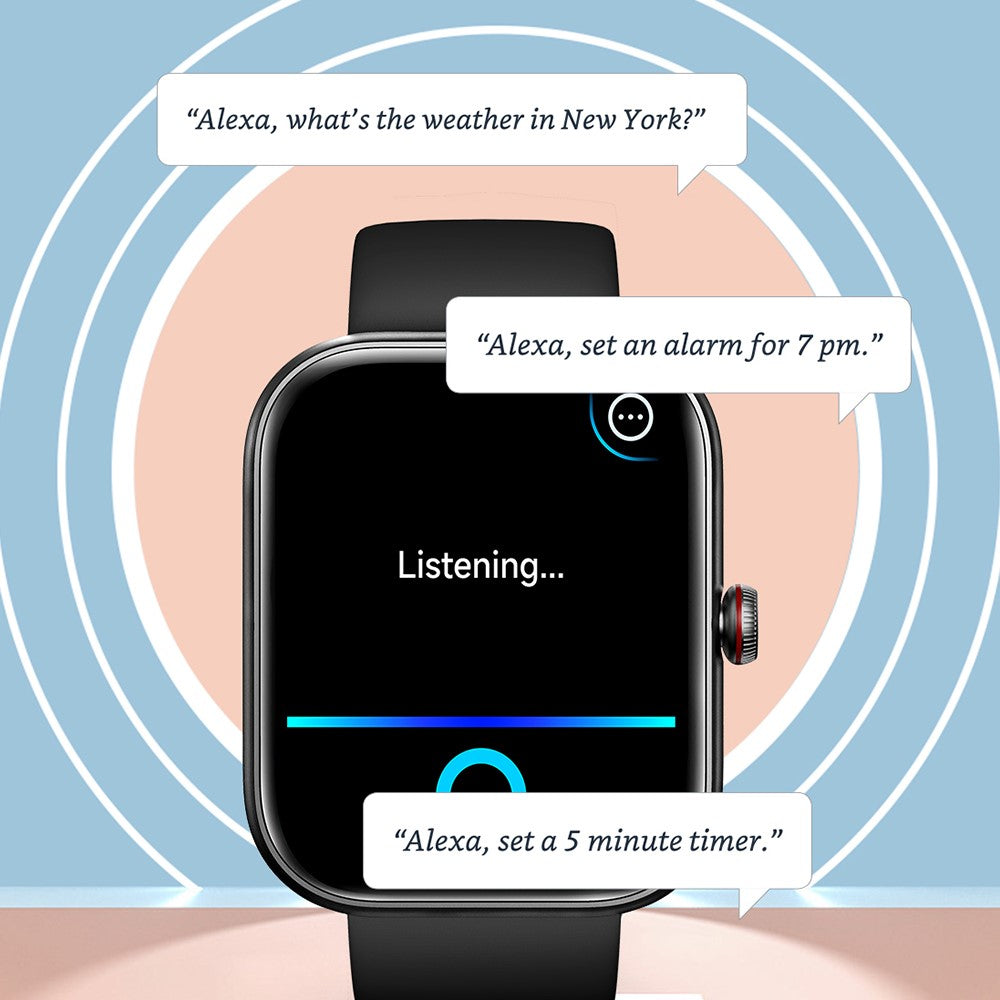 IDW20 1.91 Inch Smartwatch Bluetooth-compatible Calling Watch with Multi-Sport Modes  /  IP68 Waterproof  /  Alexa Voice Control