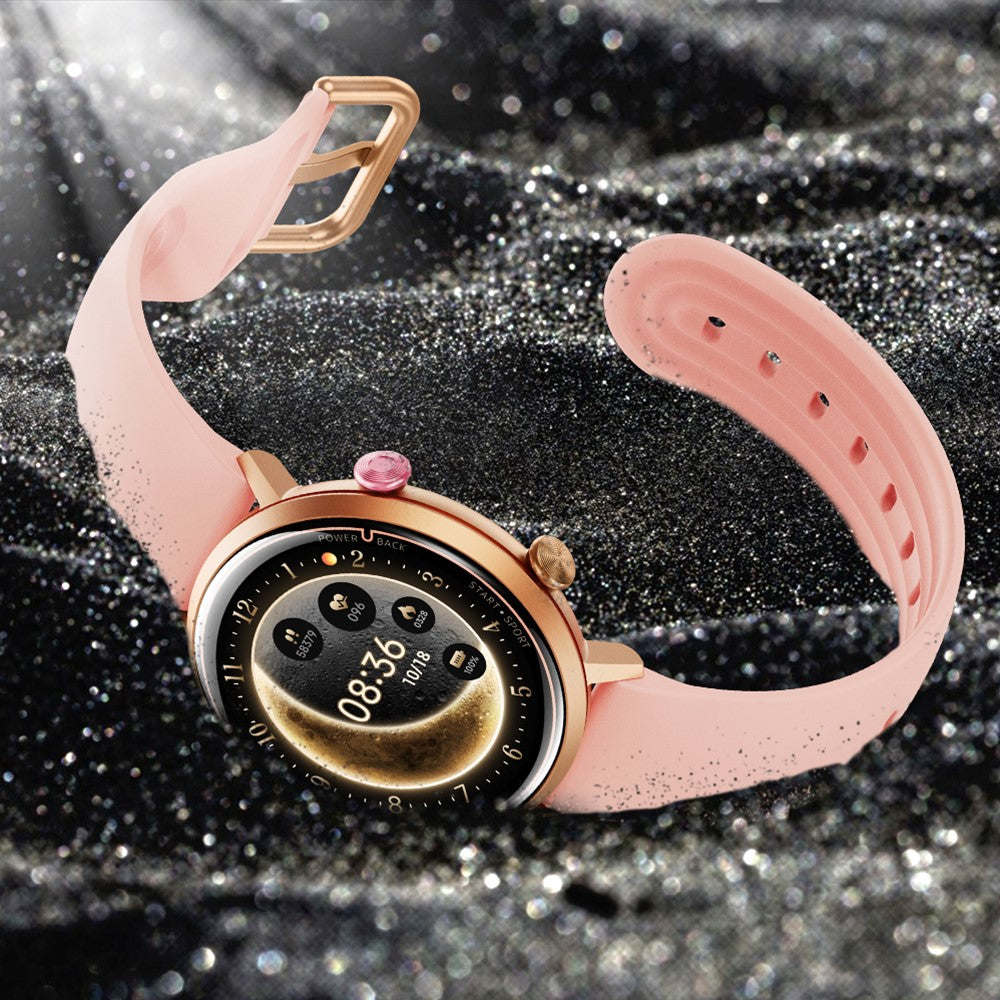 W2 Smart Watch for Women 1.32 Inch AMOLED Screen Health Tracking 5 ATM Waterproof Fitness Tracker