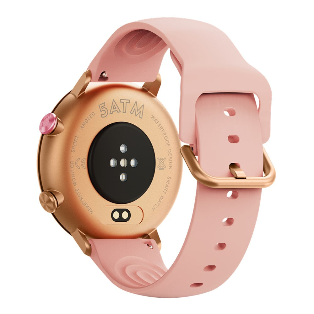 W2 Smart Watch for Women 1.32 Inch AMOLED Screen Health Tracking 5 ATM Waterproof Fitness Tracker