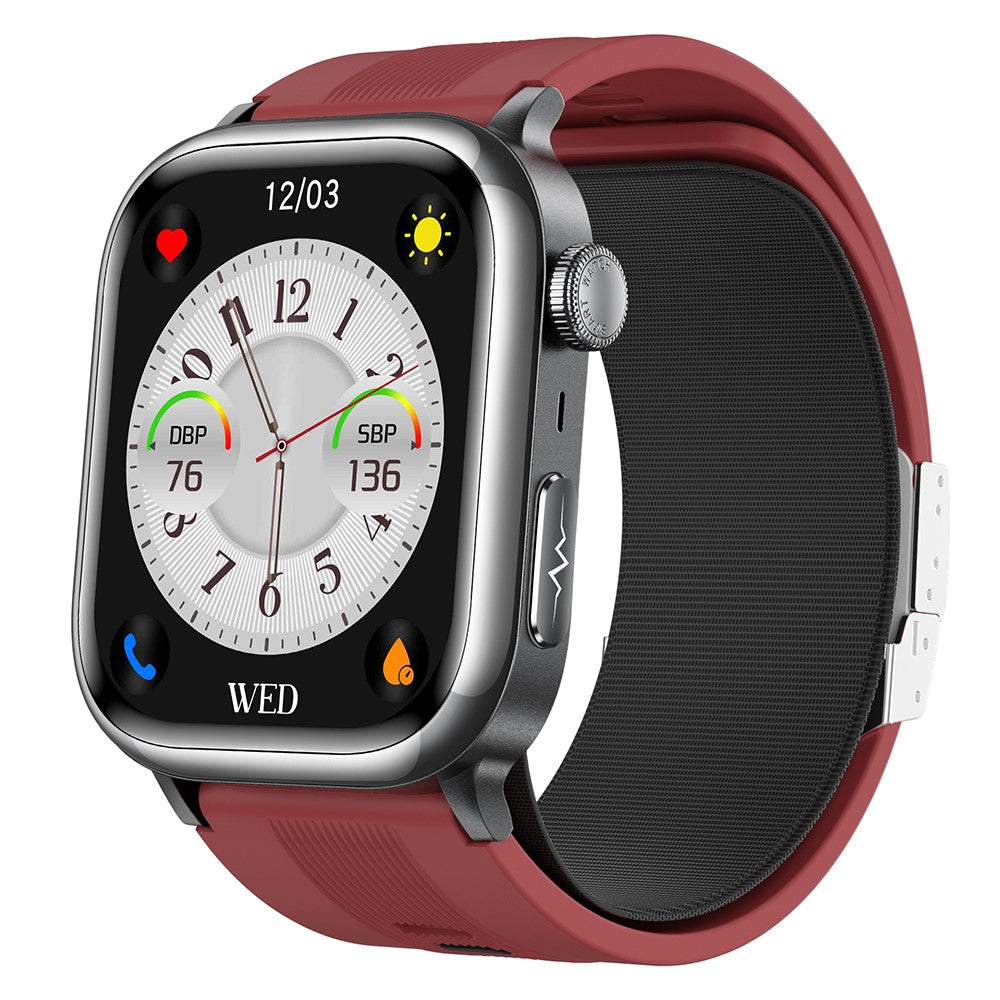Air-Pump Blood Pressure Smart Watch – ECG & SOS Alerts (TK66)