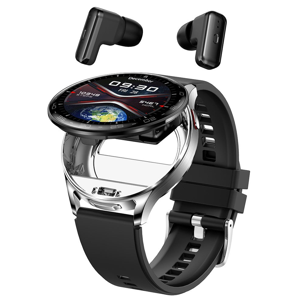 2-in-1 Smart Watch with Wireless Earbuds – Waterproof (T97)