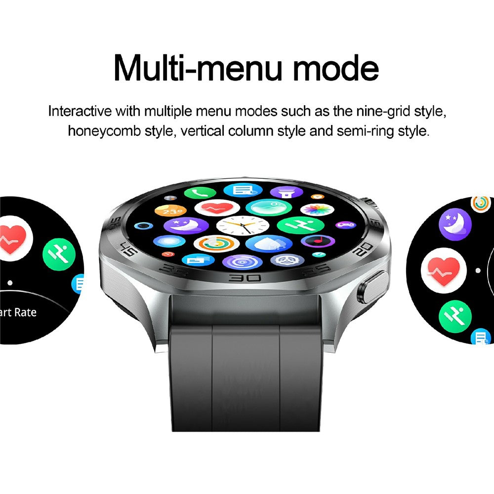 AK83 TPU Strap Smart Watch Bluetooth-Compatible Call Heart Rate Blood Pressure Monitor Sports Watch