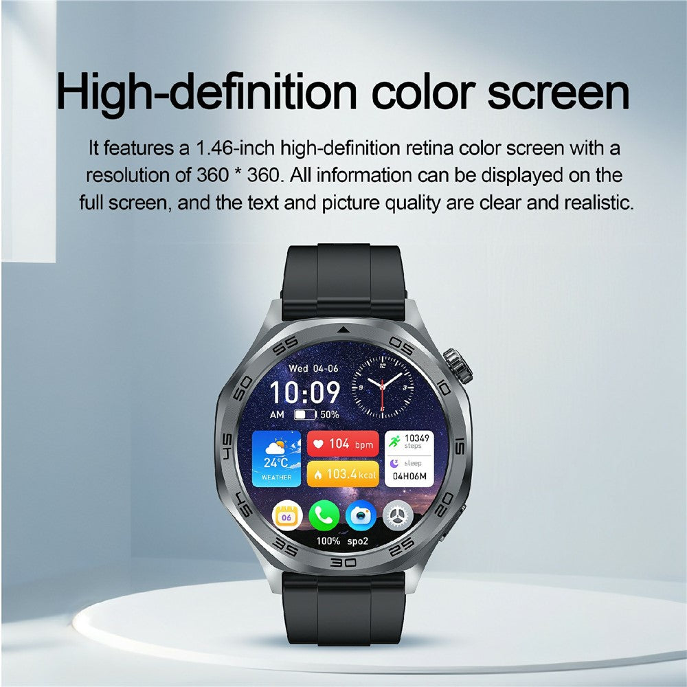 AK83 TPU Strap Smart Watch Bluetooth-Compatible Call Heart Rate Blood Pressure Monitor Sports Watch