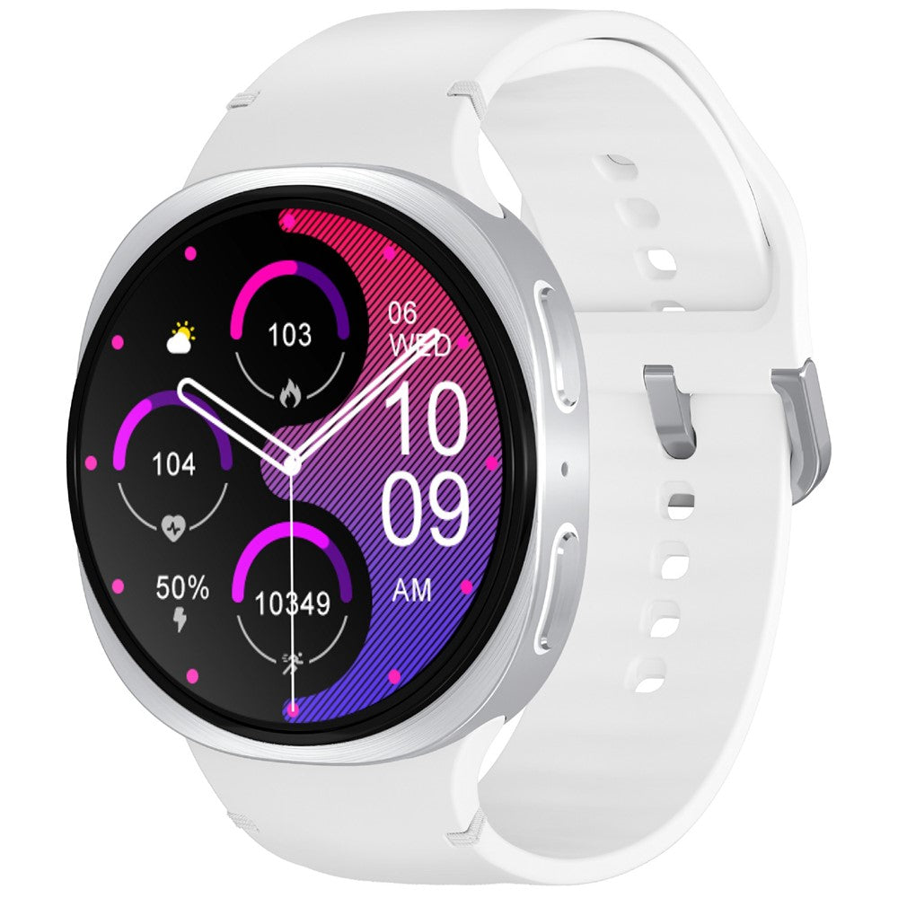 Round-Screen Smart Watch – Bluetooth Calling, NFC & Wireless Charging (HD8 Mini)