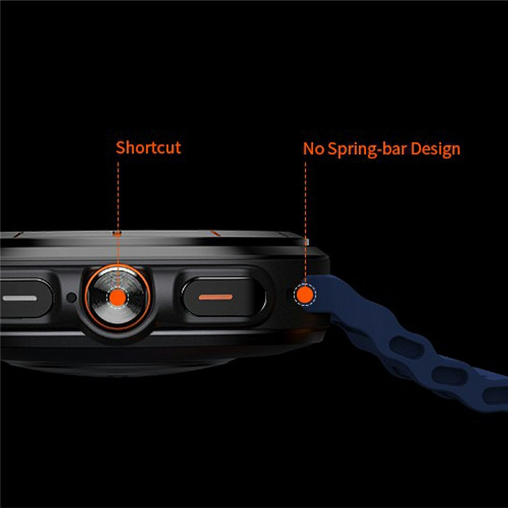 HD8 Ultra 1.46 Inch TFT Screen Health Monitoring Smart Watch Bluetooth-compatible Calling Fitness Wristwatch