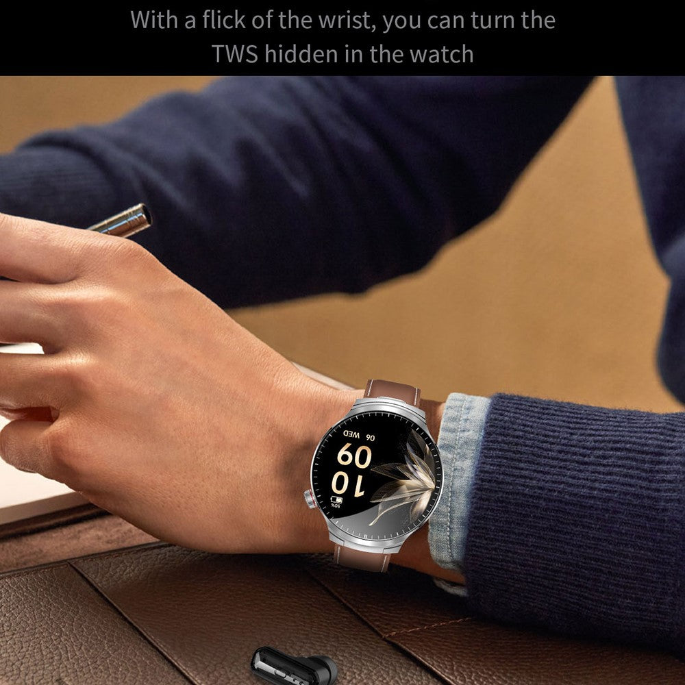 T100 Smart Watch with TWS Earbuds – Health Monitoring, Sports Tracking