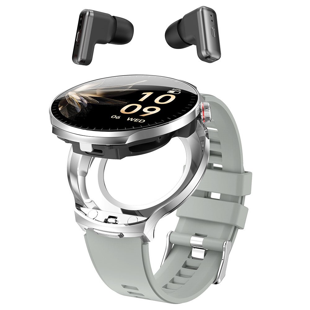 T100 Smart Watch with TWS Earbuds – Health Monitoring, Sports Tracking