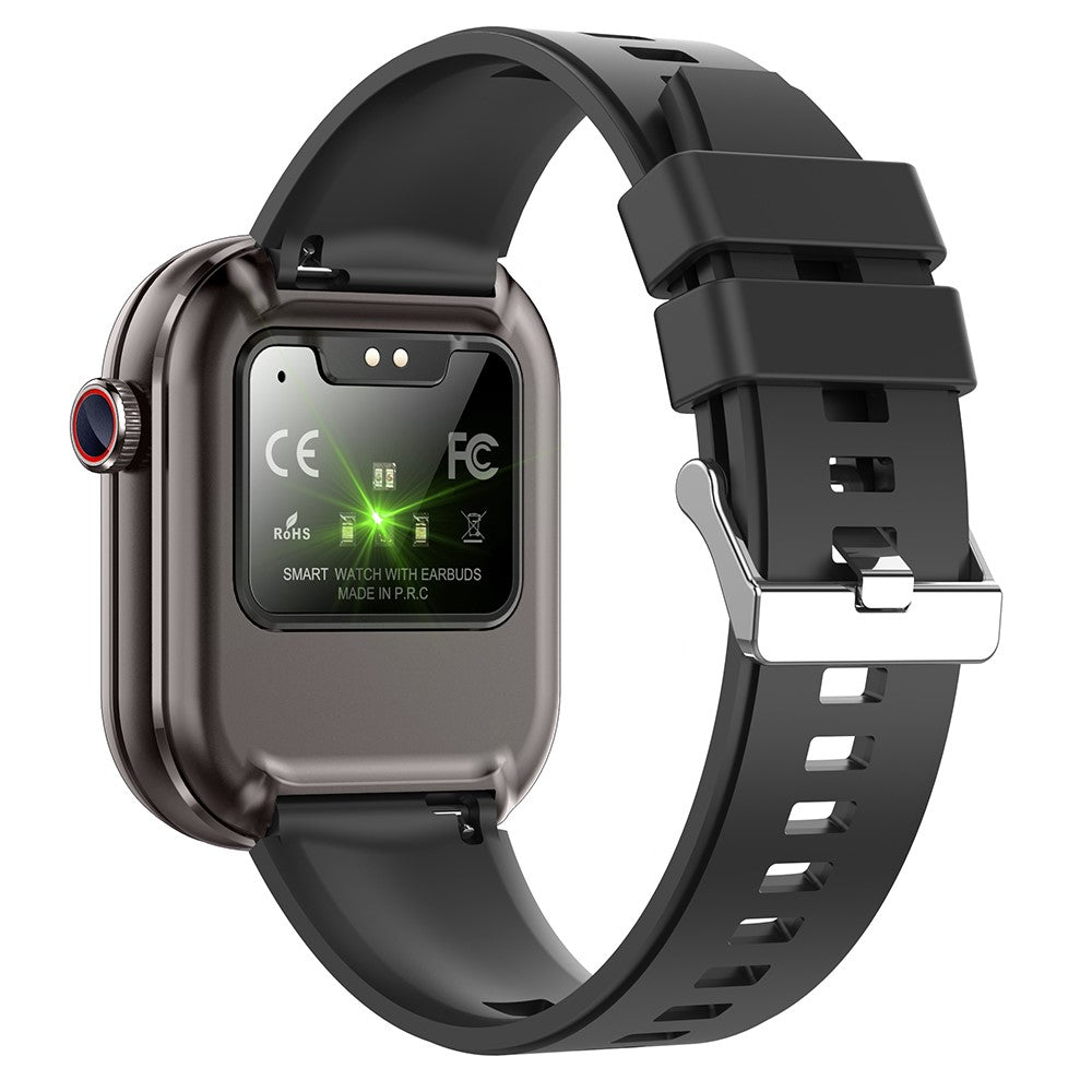 T99 2-in-1 Smart Watch & Earbuds – Call, Heart Rate & Blood Pressure