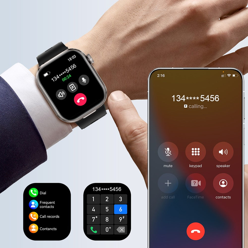 T99 2-in-1 Smart Watch & Earbuds – Call, Heart Rate & Blood Pressure